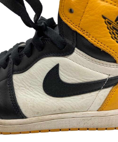 NIKE（ナイキ）NIKE (ナイキ) エジョーダン1 ブラック×イエロー サイズ:26.5の古着・服飾アイテム