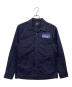 stussy（ステューシー）の古着「ワッペンロゴワークオープンカラーシャツ」｜ネイビー
