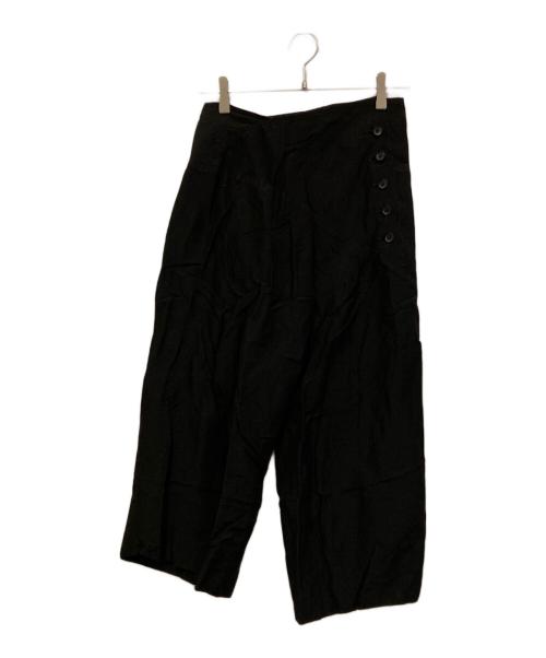 ISSEY MIYAKE FETE（イッセイミヤケフェット）ISSEY MIYAKE FETE (イッセイミヤケフェット) リネン混サルエルパンツ ブラック サイズ:1の古着・服飾アイテム