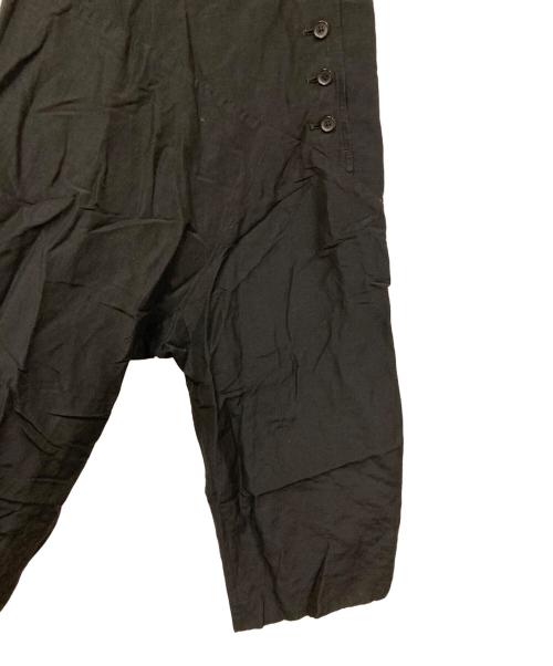 ISSEY MIYAKE FETE（イッセイミヤケフェット）ISSEY MIYAKE FETE (イッセイミヤケフェット) リネン混サルエルパンツ ブラック サイズ:1の古着・服飾アイテム