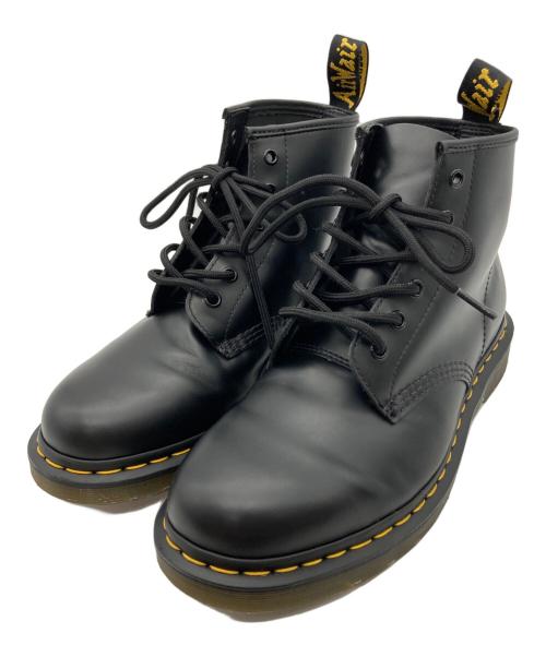 Dr.Martens（ドクターマーチン）Dr.Martens (ドクターマーチン) 101 YS スムース 6 ホール ブーツ ブラック サイズ:25.5の古着・服飾アイテム