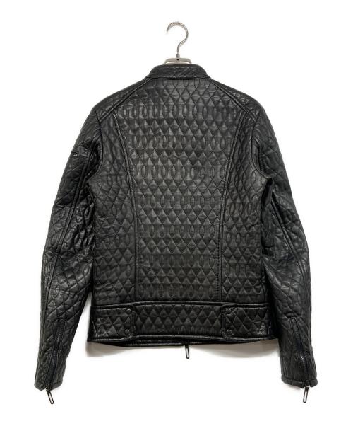 Galaabend（ガラアーベント）Galaabend (ガラアーベント) キルティングレザージャケット ブラック サイズ:Mの古着・服飾アイテム