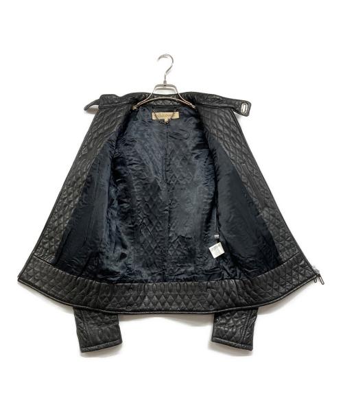 Galaabend（ガラアーベント）Galaabend (ガラアーベント) キルティングレザージャケット ブラック サイズ:Mの古着・服飾アイテム