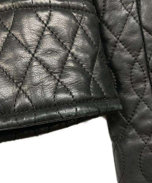 Galaabend（ガラアーベント）Galaabend (ガラアーベント) キルティングレザージャケット ブラック サイズ:Mの古着・服飾アイテム