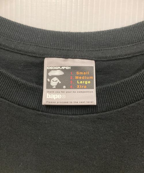 A BATHING APE（アベイシングエイプ）A BATHING APE (アベイシングエイプ) BUSY WORKS TEE ブラック サイズ:Lの古着・服飾アイテム