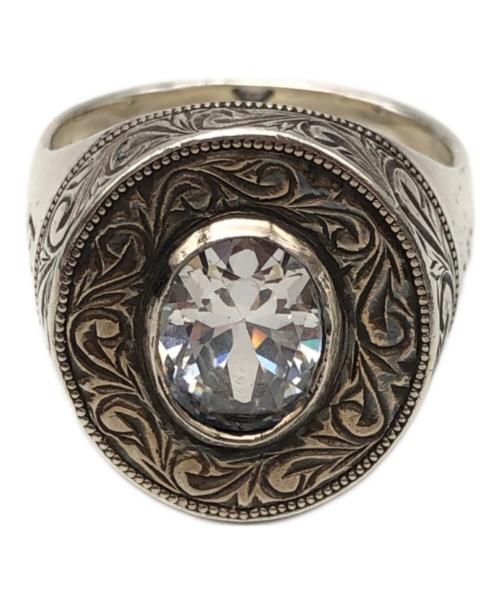 ANTIDOTE BUYERS CLUB（アンチドートバイヤーズクラブ）ANTIDOTE BUYERS CLUB (アンチドートバイヤーズクラブ) Engraved Oval Stone Ring シルバー サイズ:表記無しの古着・服飾アイテム