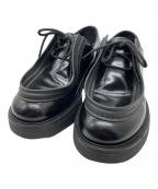 PRADAプラダ）の古着「ダイアパソン レースアップシューズ」｜ブラック