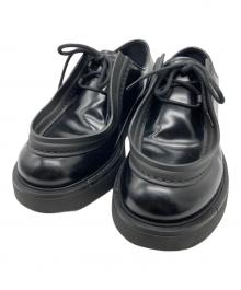 PRADA（プラダ）の古着「ダイアパソン レースアップシューズ」｜ブラック