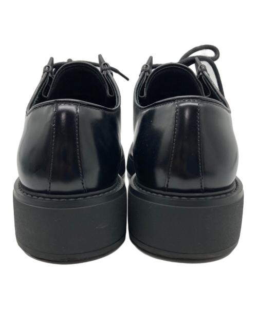 PRADA（プラダ）PRADA (プラダ) ダイアパソン レースアップシューズ ブラック サイズ:7.5の古着・服飾アイテム