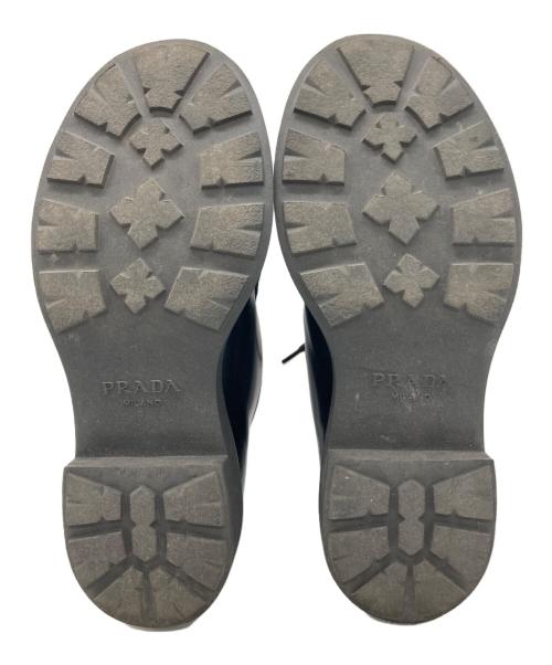 PRADA（プラダ）PRADA (プラダ) ダイアパソン レースアップシューズ ブラック サイズ:7.5の古着・服飾アイテム