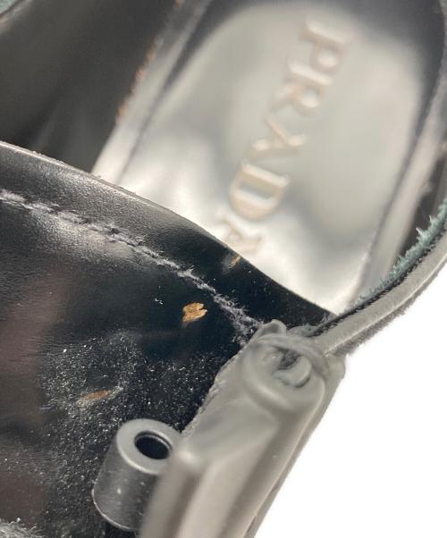 PRADA（プラダ）PRADA (プラダ) ダイアパソン レースアップシューズ ブラック サイズ:7.5の古着・服飾アイテム