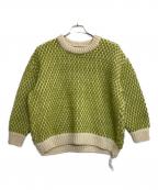 JOURNAL STANDARD relumeジャーナルスタンダード レリューム）の古着「ネパールハンドニット配色プルオーバー」｜グリーン
