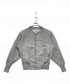 Champion REVERSE WEAVEチャンピオン リバース ウィーブ）の古着「スナップボタンスウェットジャケット」｜グレー