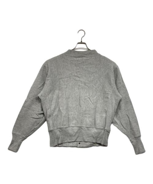 Champion REVERSE WEAVE（チャンピオン リバース ウィーブ）Champion REVERSE WEAVE (チャンピオン リバース ウィーブ) スナップボタンスウェットジャケット グレー サイズ:Lの古着・服飾アイテム