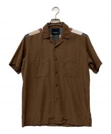 BLACK LABEL CRESTBRIDGE（ブラックレーベル クレストブリッジ）の古着「チェック切替シャツ」｜レッド×ネイビー×ブラウン