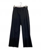 BLUE LABEL CRESTBRIDGEブルーレーベルクレストブリッジ）の古着「センタープレスパンツ」｜ネイビー