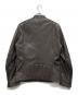 BOSS HUGO BOSS (ボス ヒューゴボス) ラムレザージャケット ブラウン サイズ:48：18000円