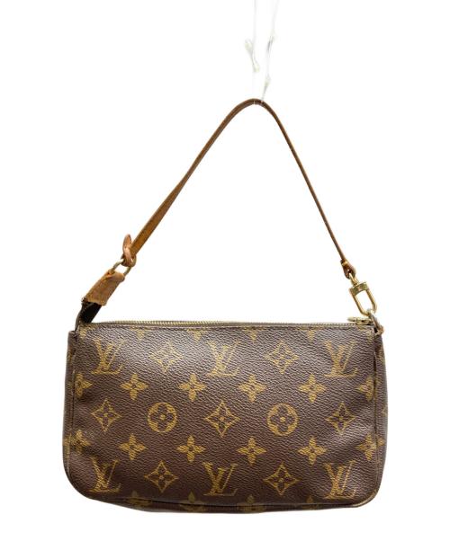 LOUIS VUITTON（ルイ ヴィトン）LOUIS VUITTON (ルイ ヴィトン) ポシェット・アクセソワール　アクセサリーポーチ ブラウンの古着・服飾アイテム