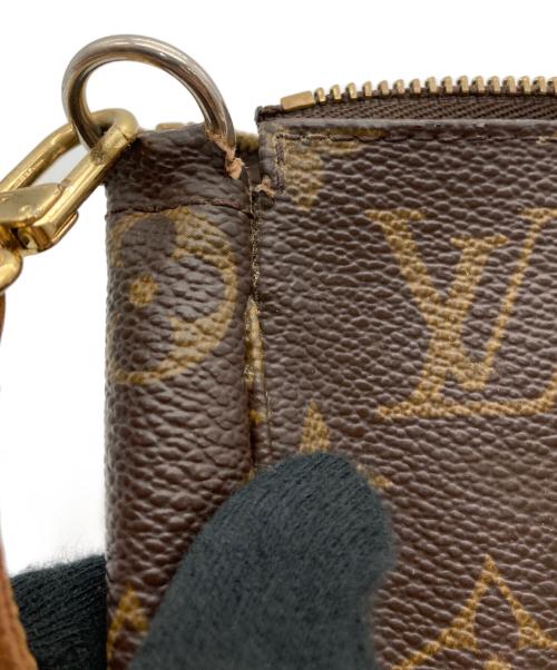 LOUIS VUITTON（ルイ ヴィトン）LOUIS VUITTON (ルイ ヴィトン) ポシェット・アクセソワール　アクセサリーポーチ ブラウンの古着・服飾アイテム