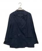 SLOBE IENAスローブ イエナ）の古着「リネンコットンダブルブレストジャケット」｜ネイビー