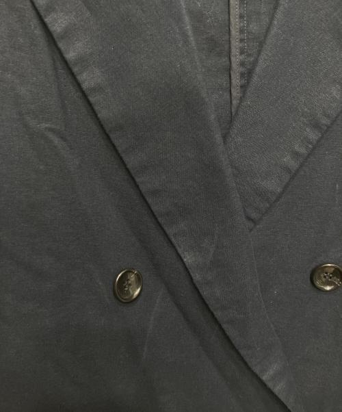 SLOBE IENA（スローブ イエナ）SLOBE IENA (スローブ イエナ) リネンコットンダブルブレストジャケット ネイビー サイズ:freeの古着・服飾アイテム