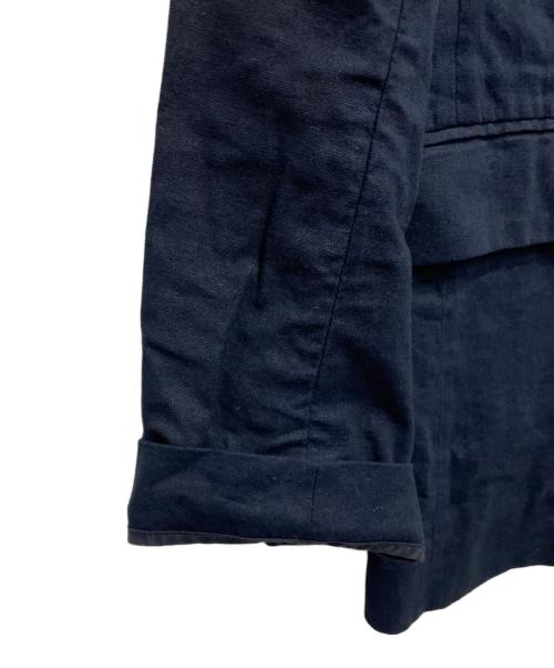 SLOBE IENA（スローブ イエナ）SLOBE IENA (スローブ イエナ) リネンコットンダブルブレストジャケット ネイビー サイズ:freeの古着・服飾アイテム