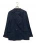 SLOBE IENA（スローブ イエナ）の古着「リネンコットンダブルブレストジャケット」｜ネイビー