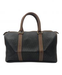 Christian Dior（クリスチャン ディオール）の古着「モノグラムオールドボストンバッグ」｜グレー×ブラウン