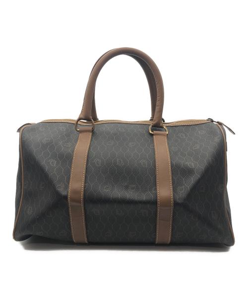 Christian Dior（クリスチャン ディオール）Christian Dior (クリスチャン ディオール) モノグラムオールドボストンバッグ グレー×ブラウンの古着・服飾アイテム