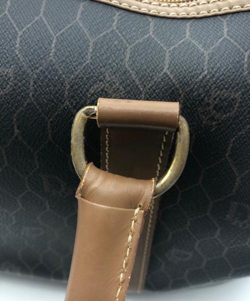 Christian Dior（クリスチャン ディオール）Christian Dior (クリスチャン ディオール) モノグラムオールドボストンバッグ グレー×ブラウンの古着・服飾アイテム