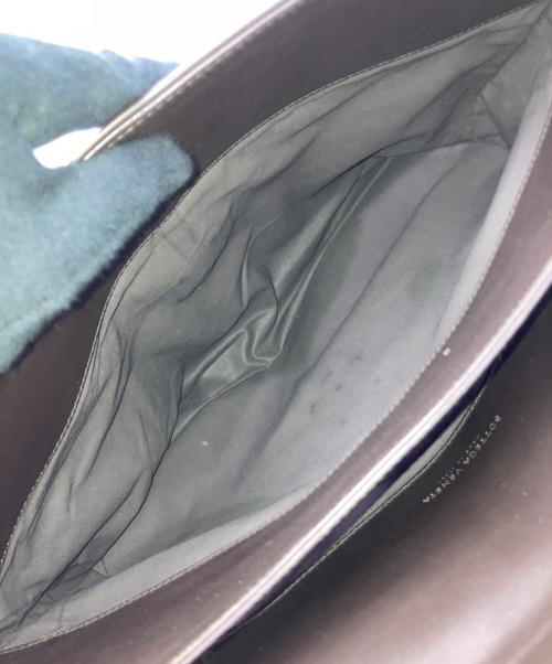 BOTTEGA VENETA（ボッテガベネタ）BOTTEGA VENETA (ボッテガベネタ) イントレチャートダレスバッグ ブラウンの古着・服飾アイテム