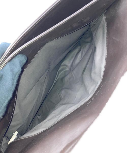 BOTTEGA VENETA（ボッテガベネタ）BOTTEGA VENETA (ボッテガベネタ) イントレチャートダレスバッグ ブラウンの古着・服飾アイテム