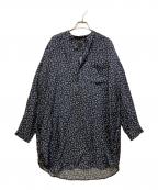 BANANATIMEバナナタイム）の古着「ペイズリー柄シルクワンピース」｜ブルー