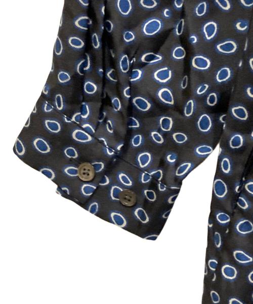 BANANATIME（バナナタイム）BANANATIME (バナナタイム) ペイズリー柄シルクワンピース ブルー サイズ:Sの古着・服飾アイテム