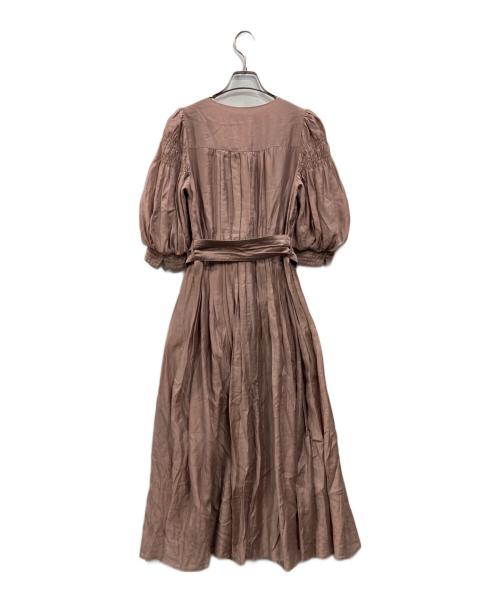 HER LIP TO（ハーリップトゥ）Her lip to (ハーリップトゥ) フェイクカシュクールワンピース ピンク サイズ:Sの古着・服飾アイテム