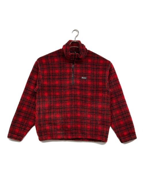 WOOLRICH（ウールリッチ）WOOLRICH (ウールリッチ) Serving the People STP HALF ZIP POLAR FLEECE レッド サイズ:USAM 未使用品の古着・服飾アイテム
