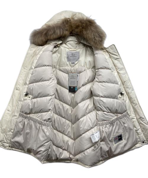 WOOLRICH（ウールリッチ）WOOLRICH (ウールリッチ) ARCTIC DETACHABLE FUR PARKA アイボリー サイズ:Mの古着・服飾アイテム