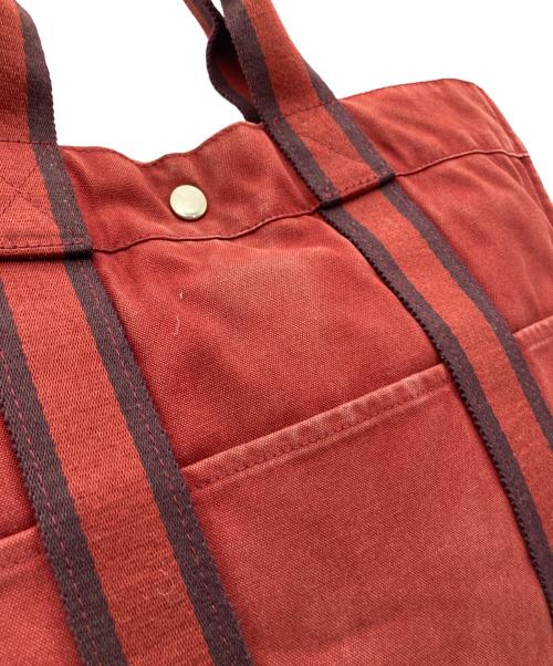 HERMES（エルメス）HERMES (エルメス) ドーヴィルMM / トートバッグ レッドの古着・服飾アイテム
