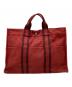 HERMES（エルメス）の古着「ドーヴィルMM / トートバッグ」｜レッド
