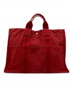 HERMESエルメス）の古着「ドーヴィルMM / トートバッグ」｜レッド