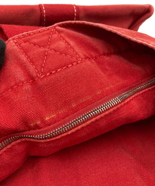 HERMES（エルメス）HERMES (エルメス) ドーヴィルMM / トートバッグ レッドの古着・服飾アイテム