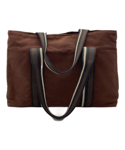 HERMES（エルメス）HERMES (エルメス) トロカホリゾンタルMMトートバッグ ブラウンの古着・服飾アイテム