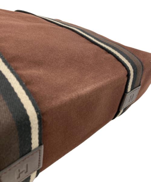 HERMES（エルメス）HERMES (エルメス) トロカホリゾンタルMMトートバッグ ブラウンの古着・服飾アイテム