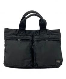 PORTER（ポーター）の古着「タンカートートバッグ」｜ブラック