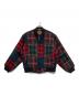 WOOLRICH（ウールリッチ）の古着「パッチワークウールブルゾン」｜レッド