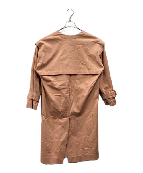 COEL（コエル）COEL (コエル) ノーカラーコート ピンク サイズ:Fの古着・服飾アイテム