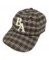 A BATHING APE（ア ベイシング エイプ）の古着「CHECK APPLIQUE PANEL CAP」｜ブラウン