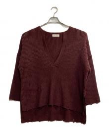 SUM1 STYLE（スミスタイル）の古着「ダメージニット」｜レッド