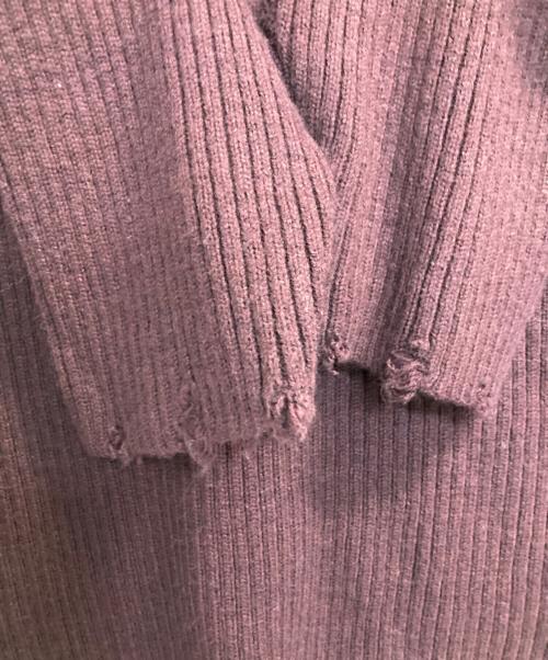 SUM1 STYLE（スミスタイル）SUM1 STYLE (スミスタイル) ダメージニット レッド サイズ:ＦＲＥＥの古着・服飾アイテム