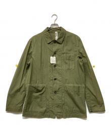 MHL（マーガレットハウエル）の古着「リネン混ジャケット」｜グリーン